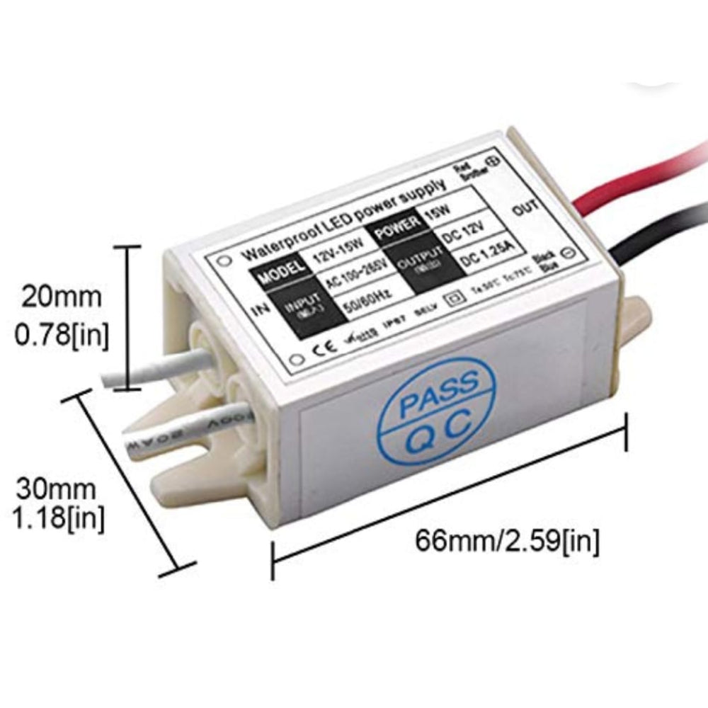 120V to 12V converter for MSX smart window shades in smart home