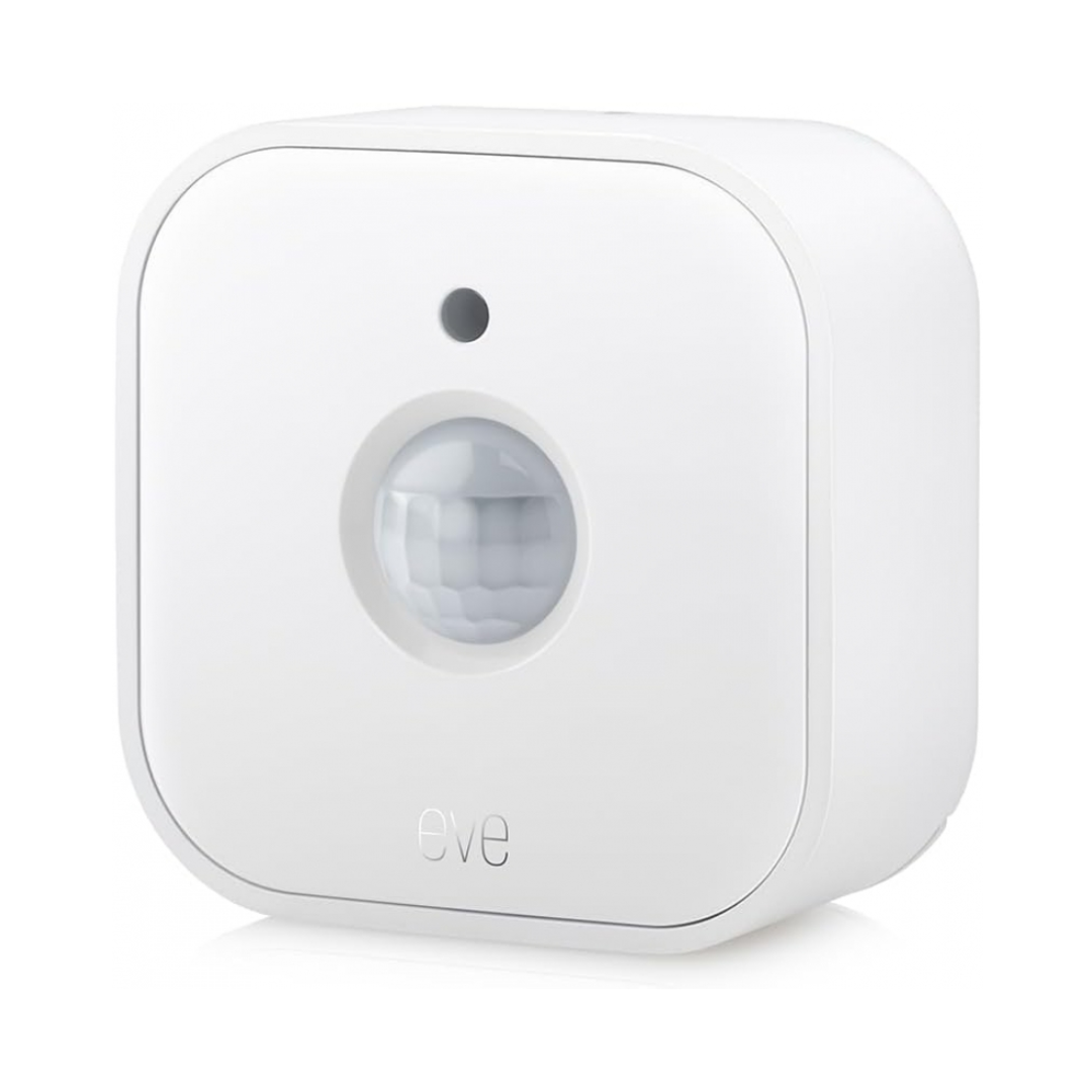 eve smart motion sensor for lights and appliances controlled via movement outside or inside the home with wireless, water-resistant battery operation